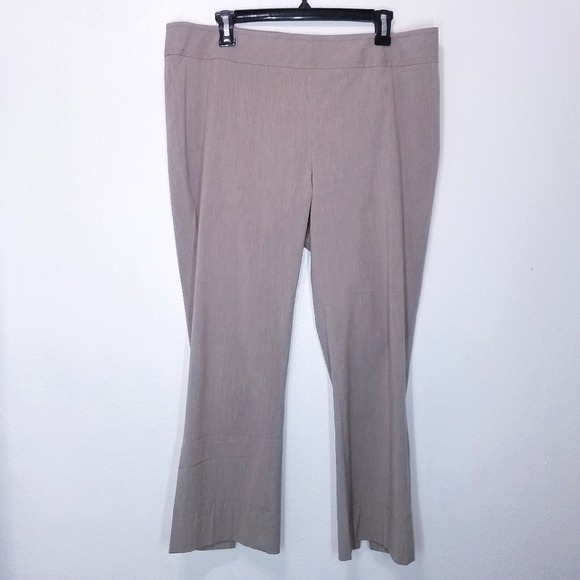 🌸Akris Punto | Taupe Kick Flare Slacks size‎ 12 - Picture 1 of 9